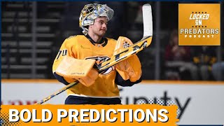 Could Juuse Saros Win the Vezina  Nashville Predators 202425 Season Bold Predictions [upl. by Namaj]