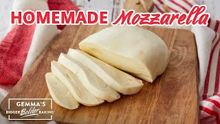 How to Make the Best Mozzarella Recipe  Bold Baking Basics [upl. by Aliuqaj466]