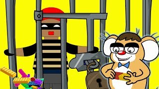 RatATat Dons Prison Toy  Best of Three Mice Brothers Chotoonz Kids Funny Cartoon Videos [upl. by Drofkcor190]