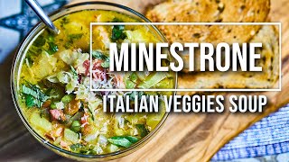 Minestrone recipe Italian vegetables soup Cure for Covid  How to recipe Healthy [upl. by Zhang465]