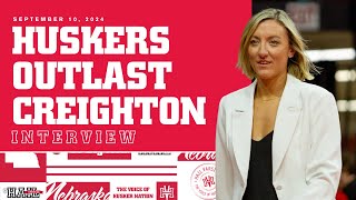 Nebraska volleyball in an alltime THRILLER  Jordan Larson Postgame Interview [upl. by Minda]