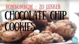 Chocolate chip cookies met witte chocolade en blauwe bessen [upl. by Mattias]