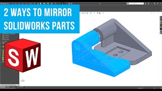 SOLIDWORKS Quick Tip  How to Mirror Parts [upl. by Friedberg550]