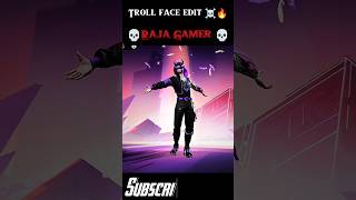 Troll face edit free fire 🔥☠️ VN editing tutorial FF capcut editing tutorial FF shortstrollface [upl. by Lede]