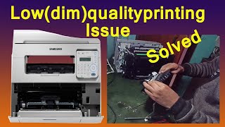 Samsung SCX4521FS– light print problemsDim printing Issue Low quality printing problems [upl. by Trotta37]