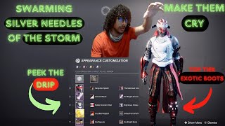 Destiny 2 Into the light Warlock Build Swarming Silver Needles [upl. by Dody]