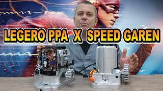 Comparação Motor Legero PPA x Speed Garen  Portão Automático Rápido [upl. by Gottfried]