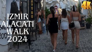 IZMIR ALACATI 2024 Walking Tour  4k UHD 60fps  İZMİR TÜRKİYE [upl. by Sternberg961]