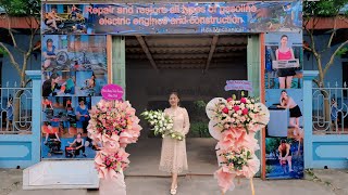 The genius girl opened her own repair shop fixing machines to help people in the village🛠🛠🛠 [upl. by Qirat]