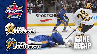 Team McDavid vs Team Matthews  2024 NHL AllStar FINALS Highlights [upl. by Paucker33]