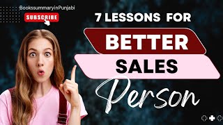 7 lessons for better Sales person [upl. by Nuahsal]