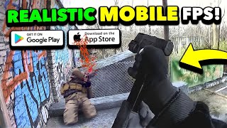 Top 5 BEST MOBILE FPS Games with HIGH GRAPHICS in 2023 REALLIFE RTX Graphics Free Download [upl. by Attenej]