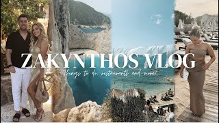 ZAKYNTHOSZANTE VLOG TUI Blue Zante Maris Hotel Shipwreck island Beach clubs Restaurants  more [upl. by Jamill]