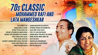 MohdRafi amp Lata Mangeshkar  Teri Bindiya Re  Tum Jo Mil Gaye Ho  Wada Kar Le Sajna  70s Hits [upl. by Boardman]