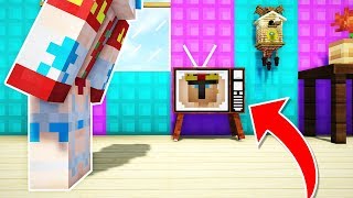 ME ESCONDO EN LA TELEVISION 😂 EL MEJOR ESCONDITE DE MINECRAFT [upl. by Evante]