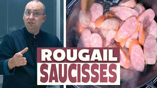 Recette Facile quot ROUGAIL SAUCISSEquot [upl. by Morgenthaler]