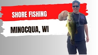 Shore Fishing Minocqua [upl. by Hsatan]