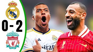 Real madrid vs Liverpool 02  All Goals amp Highlights  2024 [upl. by Vinna]