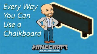 Every way to use the Chalkboard  Minecraft Education Edition [upl. by Anertac]