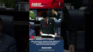 Belanjawan Sabah 2025 RM10287 Juta Diperuntukkan Memacu Industri Pelancongan [upl. by Jansen]