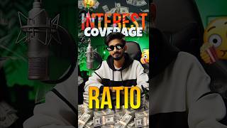 Interest Coverage Ratio in Stock Market  Hindi  investmate stockmarket sharemarketindia [upl. by Alrak734]