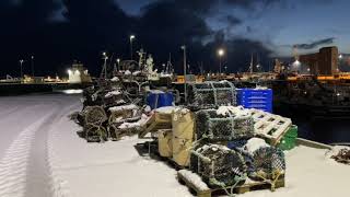 Fraserburgh snow 17 January 2024 Aberdeenshire [upl. by Nirret]