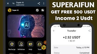 SUPERAI MALL USDT INVESTMENT SITE 2024  NEW USDT EARNING SITE  USDT EARNING APP  FREE USDT [upl. by Atelokin520]