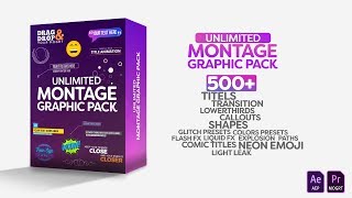 Motion Graphics Animation Video Elements Pack for After Effects amp Premiere Pro [upl. by Cynthy]