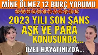 Mine Ölmezden 12 Burç Yorumu 2023 Yılı Son Şans Aşk Ve Para Konusunda Özel Hayatınızda [upl. by Joscelin]