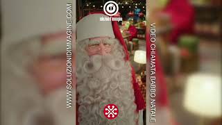 Video chiamata CONDOTTA da BABBO NATALE 🎄 [upl. by Marutani]