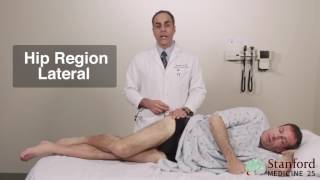 Approach to Hip Region Pain Physical Exam  Stanford Medicine 25 [upl. by Huang915]