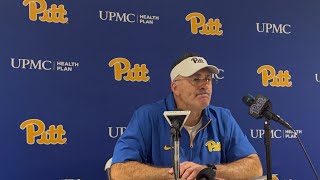 Pat Narduzzi speaks to the media following Pitt’s 4825 loss to SMU [upl. by Gloria]