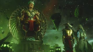 Shang Tsung Kills Fire God Liu Kang Becomes A Titan And Rules the Realms  MK 11 Bad Ending [upl. by Nelly]