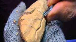 Woodcarving An Eagle Head [upl. by Siuraj]