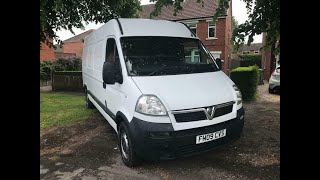 2009 Vauxhall Movano 25L Diesel Clutch Replacement [upl. by Llenwad]