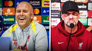 The Differences between Arne Slot and Jurgen Klopp in the Media [upl. by Aia]