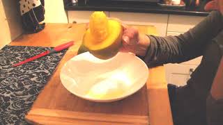 Mango Peeling with minimal waste [upl. by Subak]