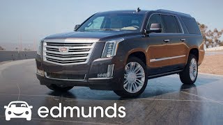 Does the 2018 Cadillac Escalade ESV Still Impress  Review  Edmunds [upl. by Eelrahs]