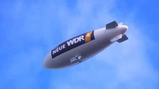 WDR 4 Luftschiff Theo unterwegs  WDL Blimp [upl. by Sydel]