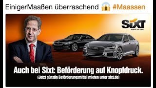 So lustig reagiert Sixt auf Maaßens Beförderung [upl. by Eynttirb]