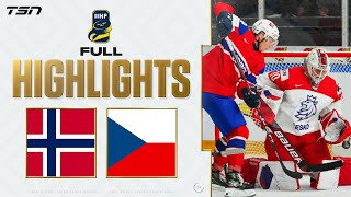 Czechia vs Norway FULL HIGHLIGHTS  2024 World Junior Championship [upl. by Kcirret102]