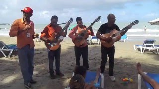 Cabarete Dominican Republic  Merengue Music Group Live on the Beach Dominican Music [upl. by Eberhart]