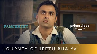 The Journey Of Abhishek Tripathi ft Jeetu Bhaiya  Panchayat  Amazon Prime Video [upl. by Sirac717]