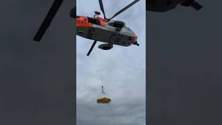 German Navy Mk41 Sea King crew while training with the German Sea Rescue [upl. by Zedekiah]