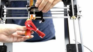 21 Mount the extruderGeeetech Prusa I3 Pro W DIY 3D printer [upl. by Karrah]