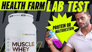 HEALTHFARM MUSCLE WHEY PROTEIN LAB TEST REPORT  PROTEIN OR MALTODEXTRIN  review fitness gym [upl. by Isiad]