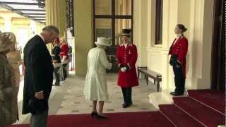 Royal Procession to Buckingham Palace  Diamond Jubilee [upl. by Aidaas463]