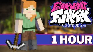 OVERSEEN  FNF 1 HOUR Songs FNF Mod Music OST Vs Steve Minecraft Song Friday Night Funkin [upl. by Flossy244]