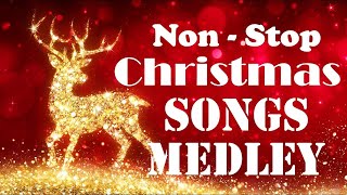 Non Stop Christmas Songs Medley ❄ Top 100 Christmas Nonstop Songs ⛄ Merry Christmas 2024 [upl. by Colombi]