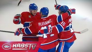 Le 100e point d’Alex Galchenyuk en carrière  Galchenyuk hits 100 [upl. by Lyrradal]